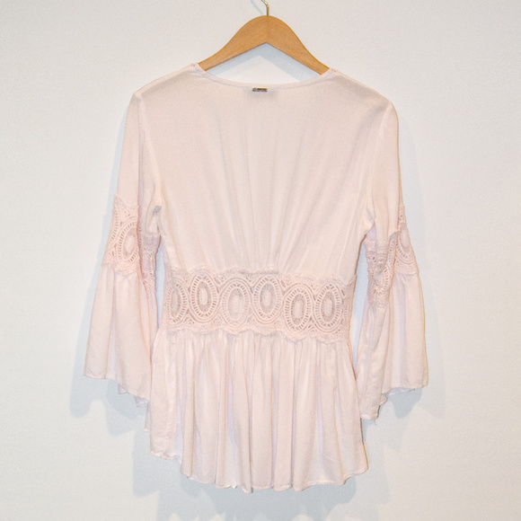 BSB crochet tie front blouse - Picture 2 of 3